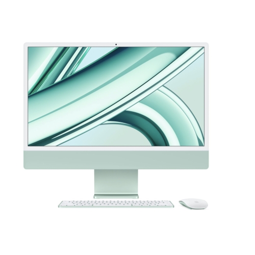 Apple iMac 24" Retina 4,5K, M3 (8C CPU, 8C GPU, 2023), 8 ГБ, 256 ГБ SSD, зеленый